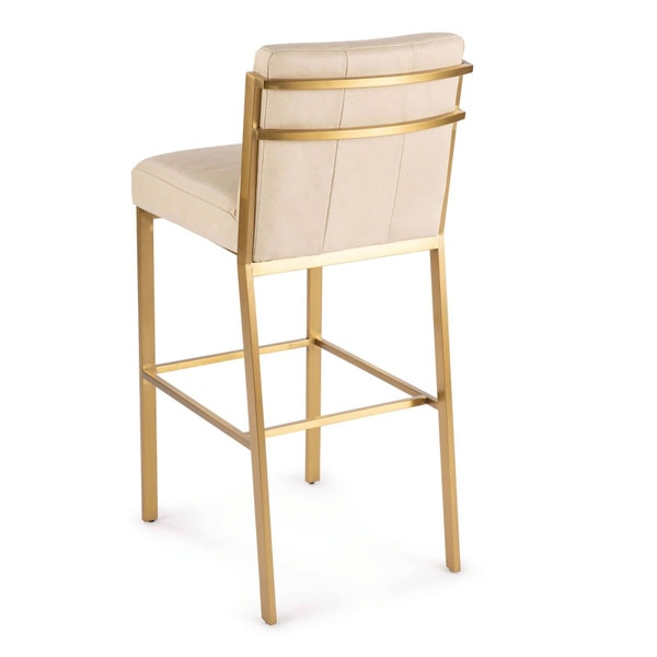 Chantal Leather Bar Stool